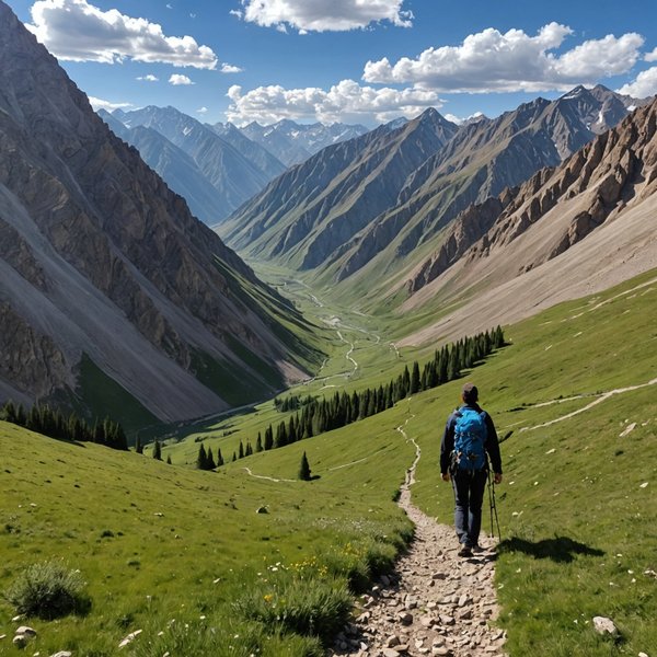 Quels sont les conseils pour une randonnée dans les montagnes de Tian Shan, Kirghizistan?